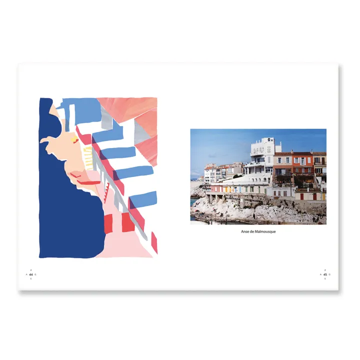 A Week Abroad Livre de voyage - Marseille | Rose