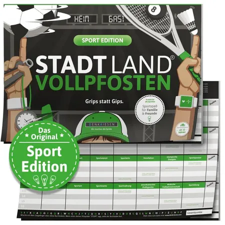 Denkriesen Stadt, Land, Vollpfosten - Sport Edition 