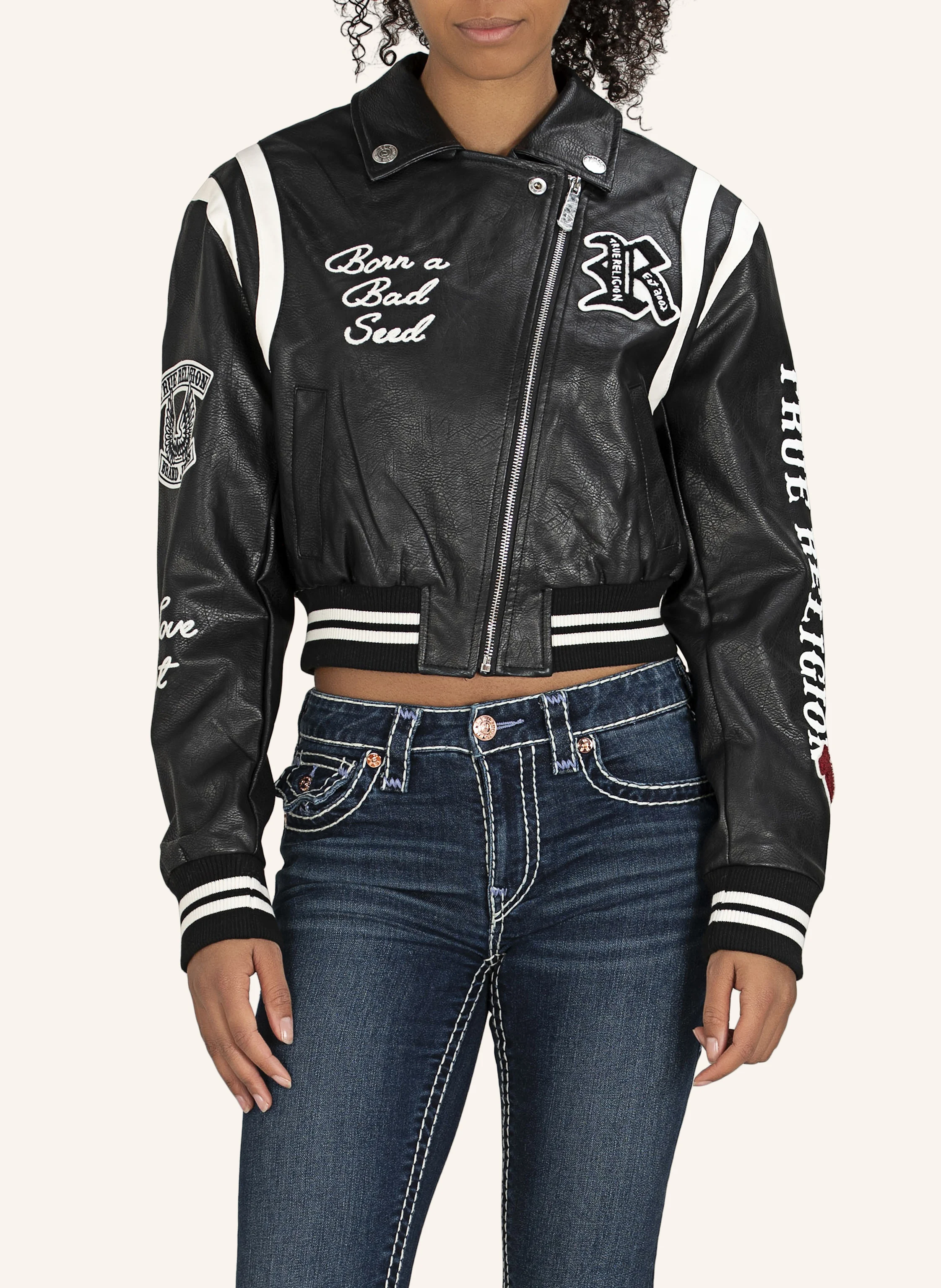 TRUE RELIGION Bomber Jacke MOTO
