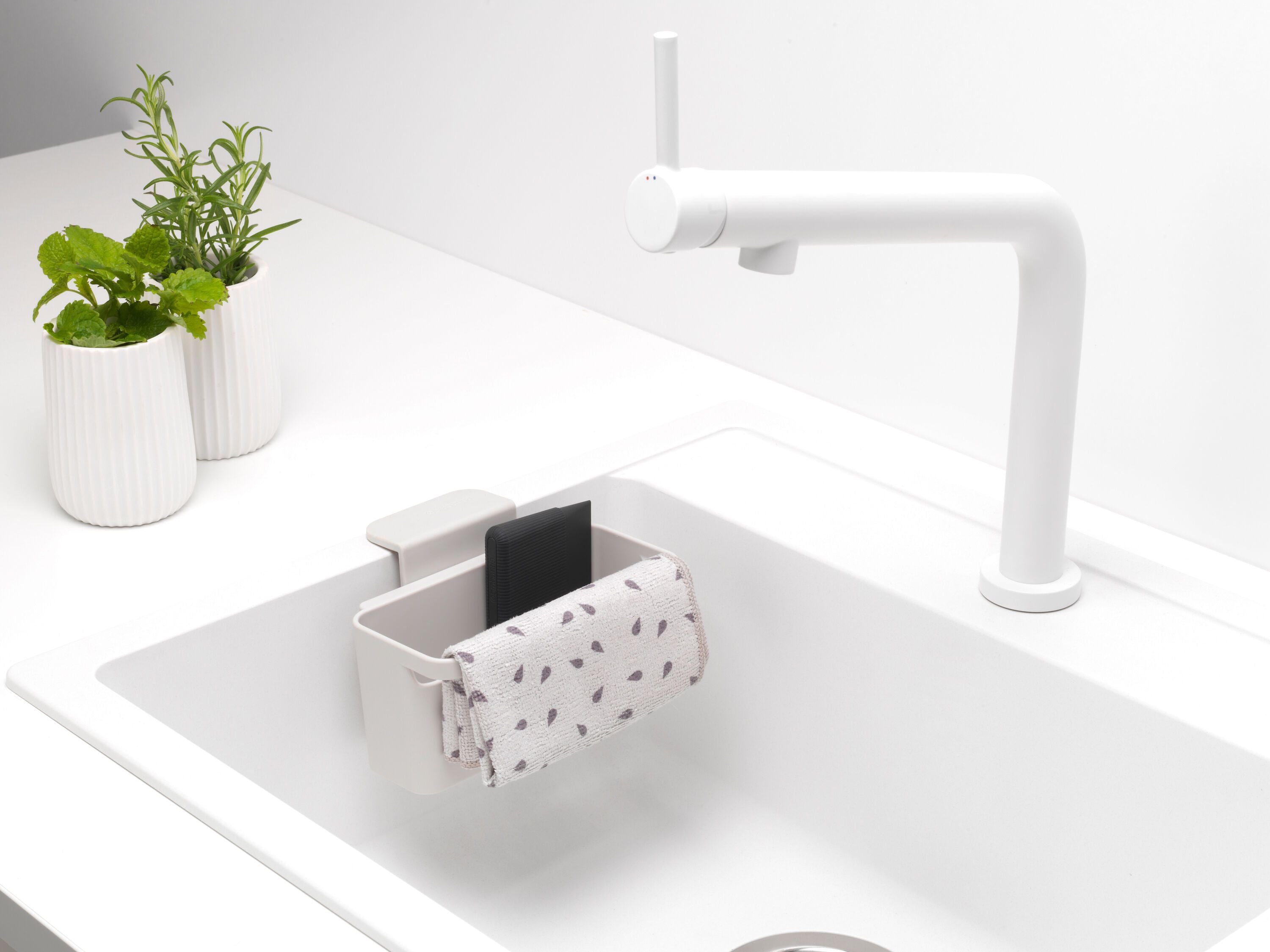 brabantia SINKSIDE Spüleinsatz - Hellgrau / B: 17.1 cm x T: 12.7 cm x H: 10.6 cm