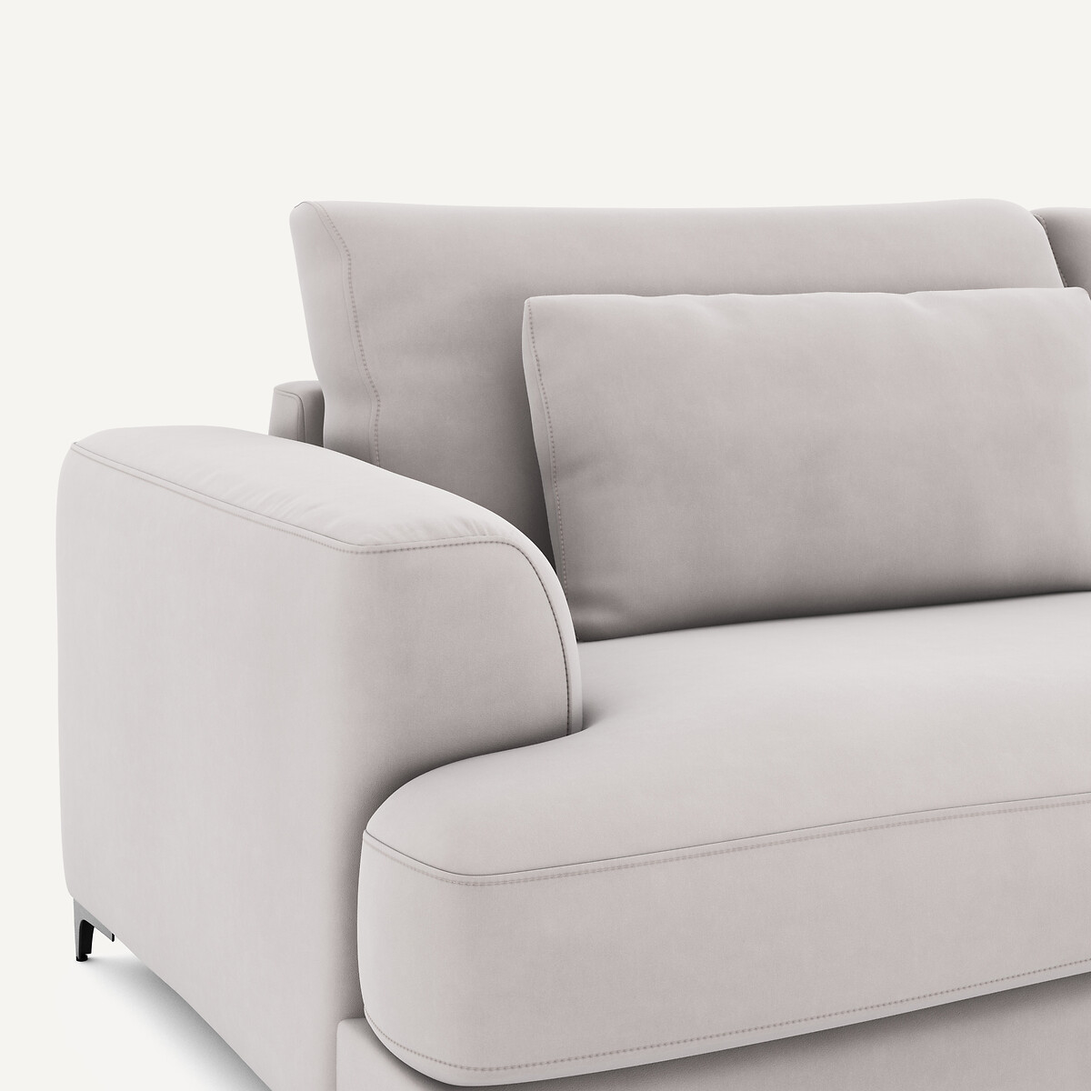 AM.PM<br>Sofá-cama de veludo de 4 lugares, Marsile