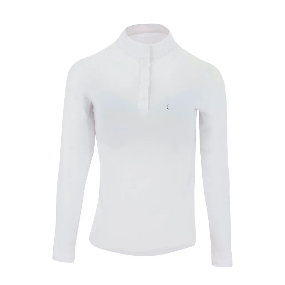 Equitheme PEKIN - Polo Femme blanc