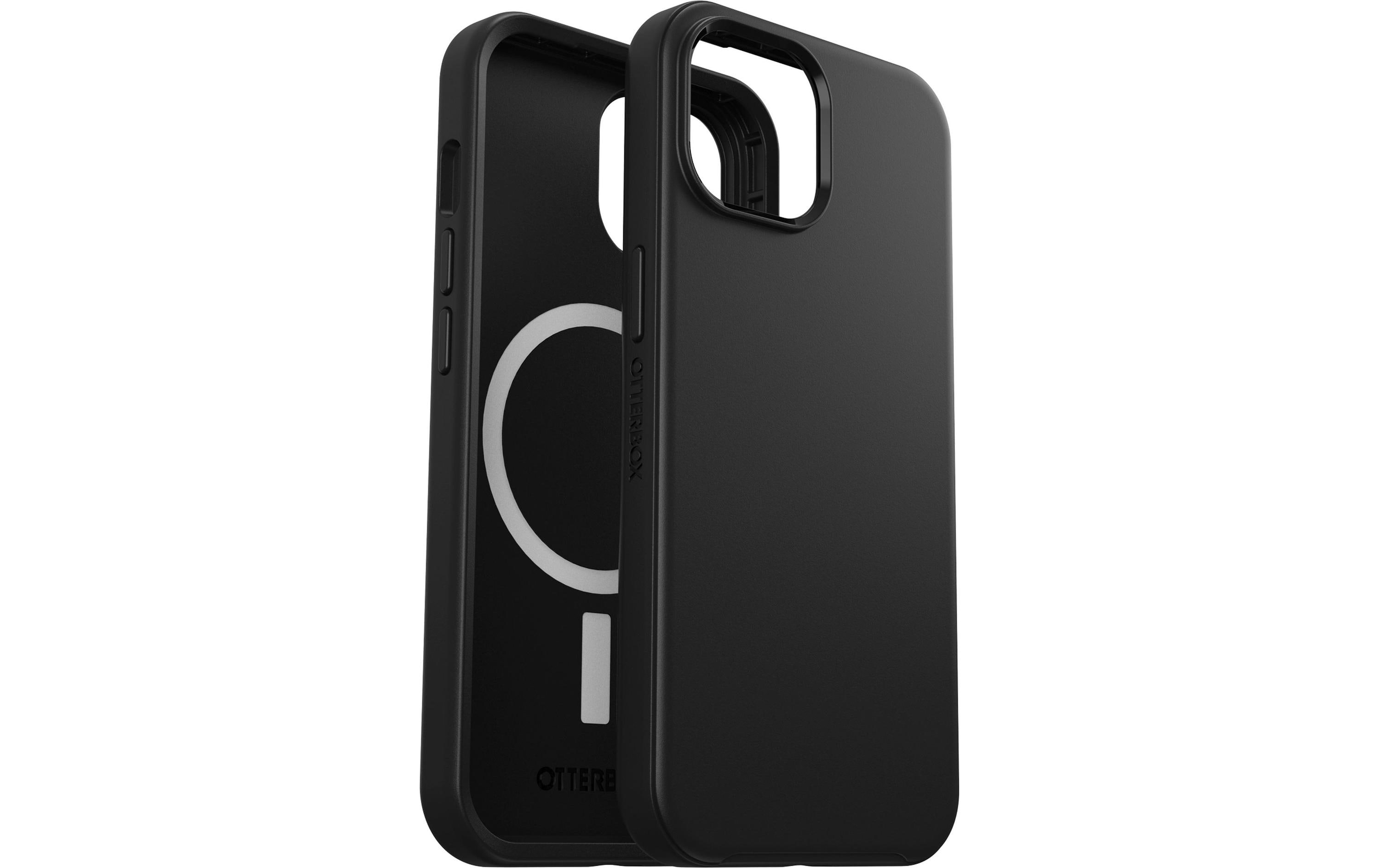 Back Cover Symmetry iPhone 15 SchwarzSchutzhülle für das Apple iPhone 15 mit MagSafe Lademöglichkeit