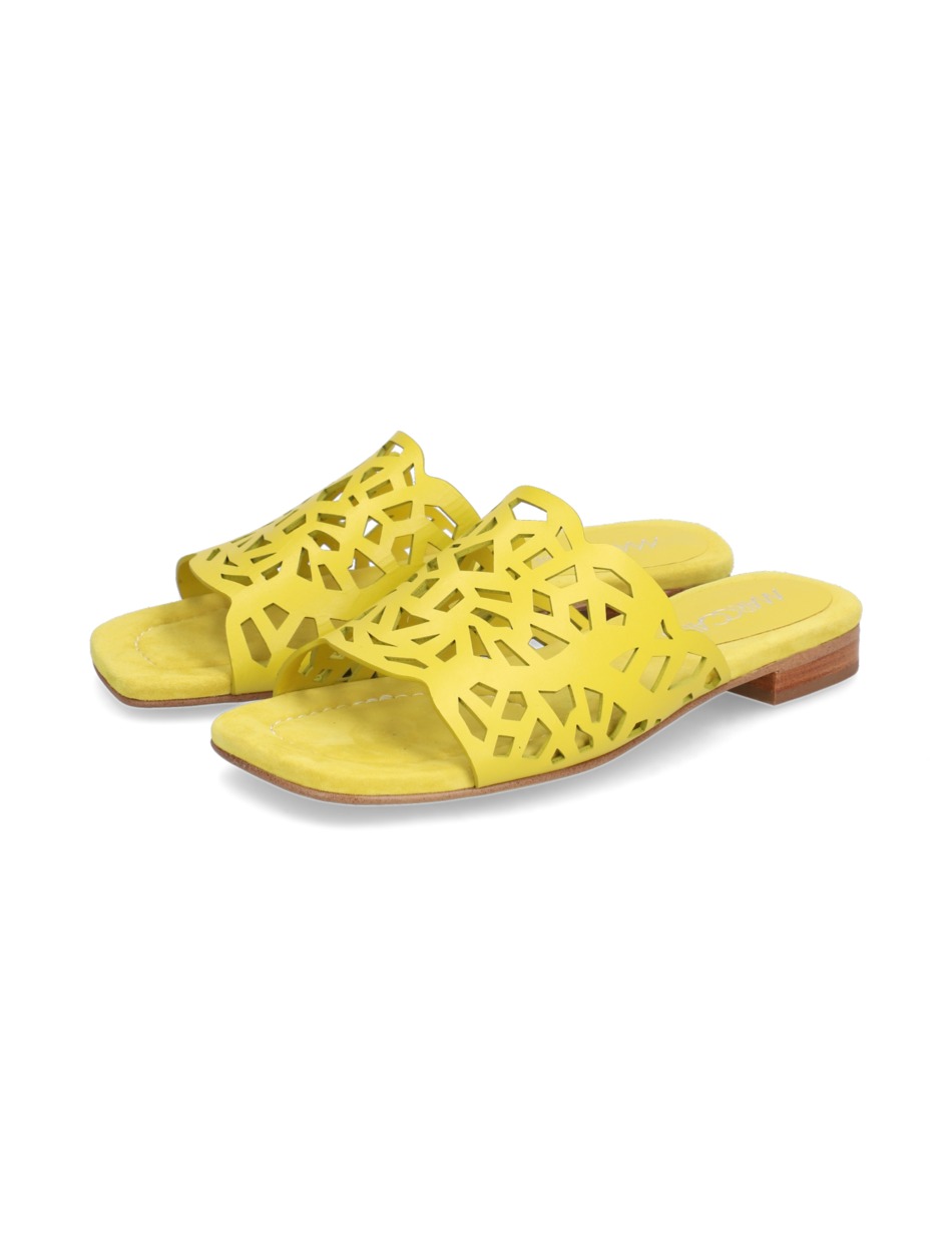 Glattleder Pantoffel