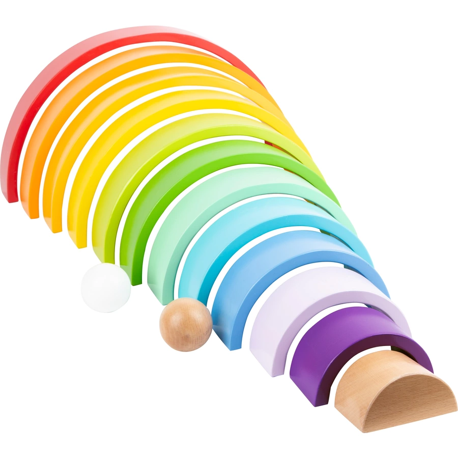 small foot® Holzbausteine Regenbogen XL