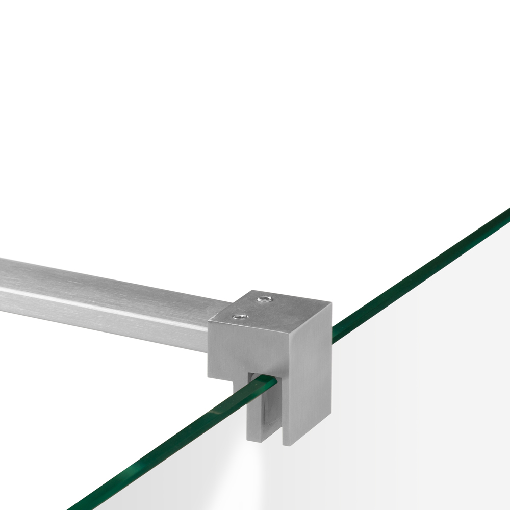 Brauer JC profielloze inloopdouche 140/40cm draaibaar geborsteld RVS