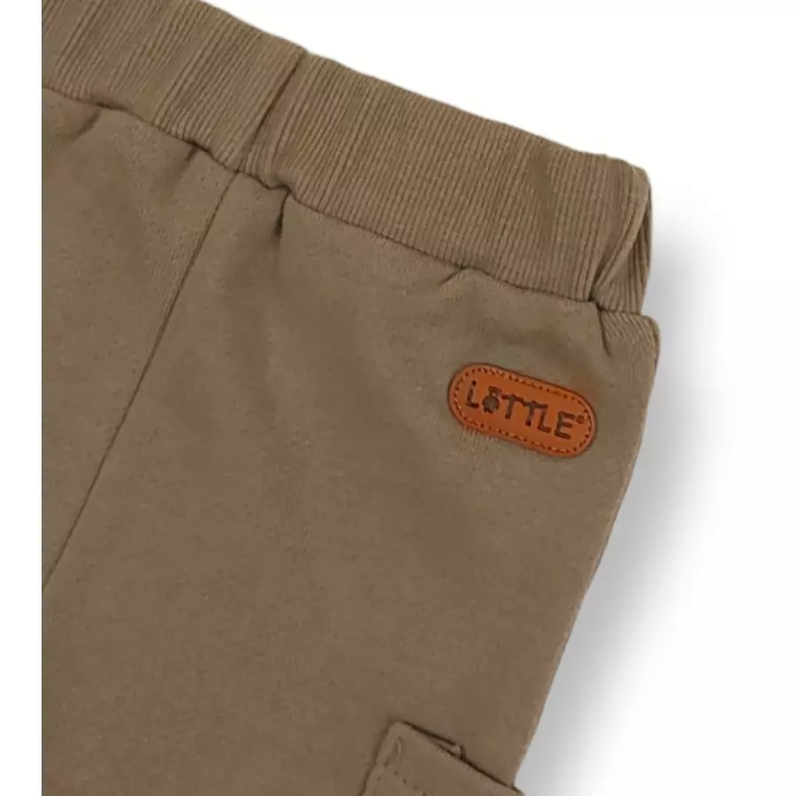LITTLE Sweathose Dream Big khaki