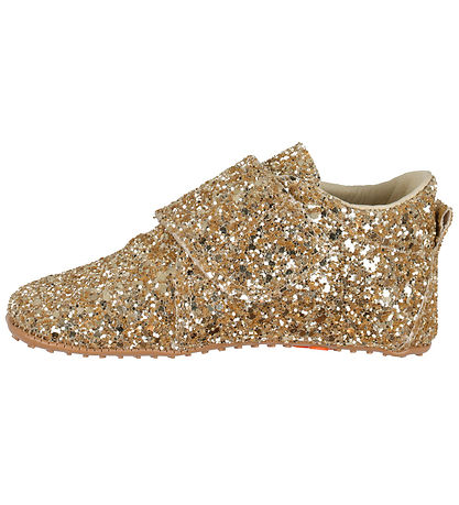 Arauto RAP Leder-Krabbelschuhe - Mingus - Gold Disco
