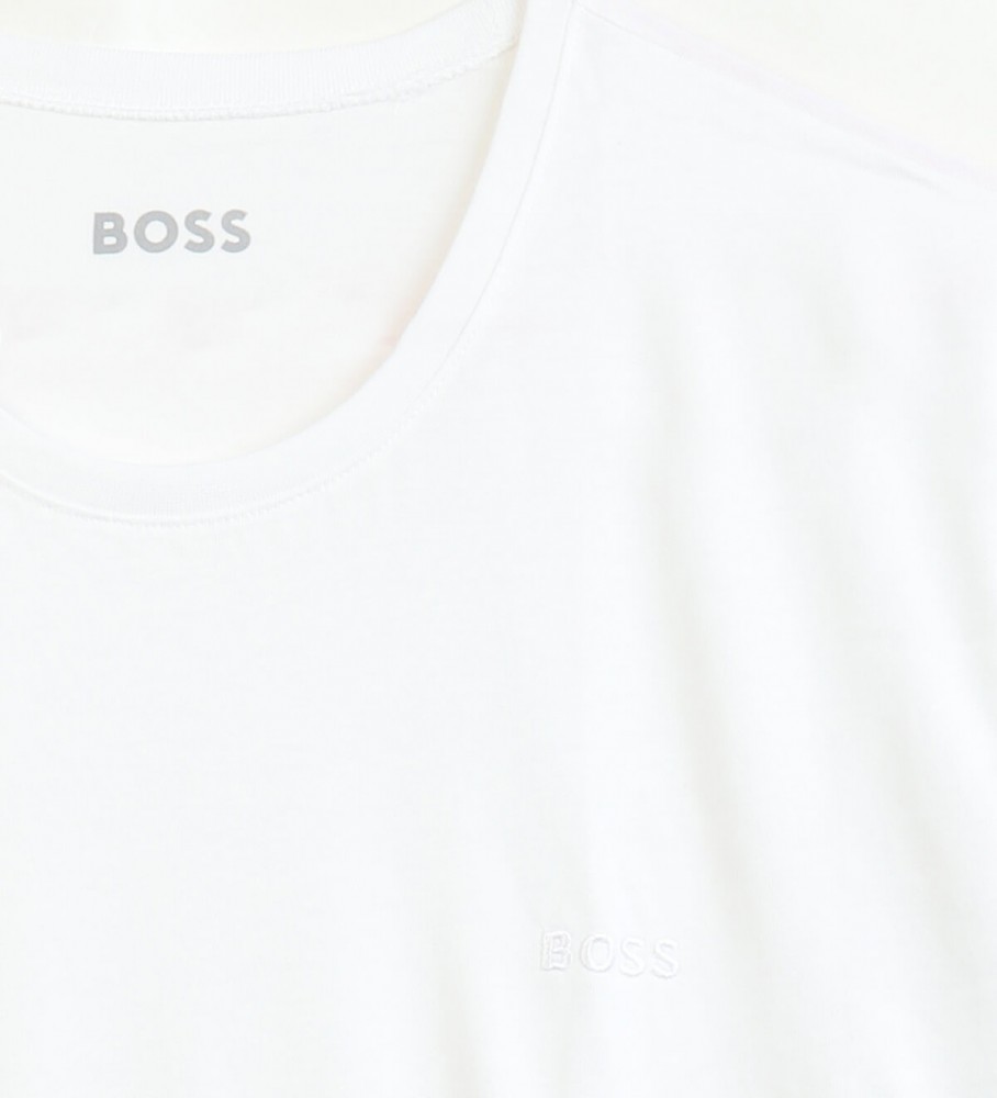 Pacote com duas camisetas brancas BOSS