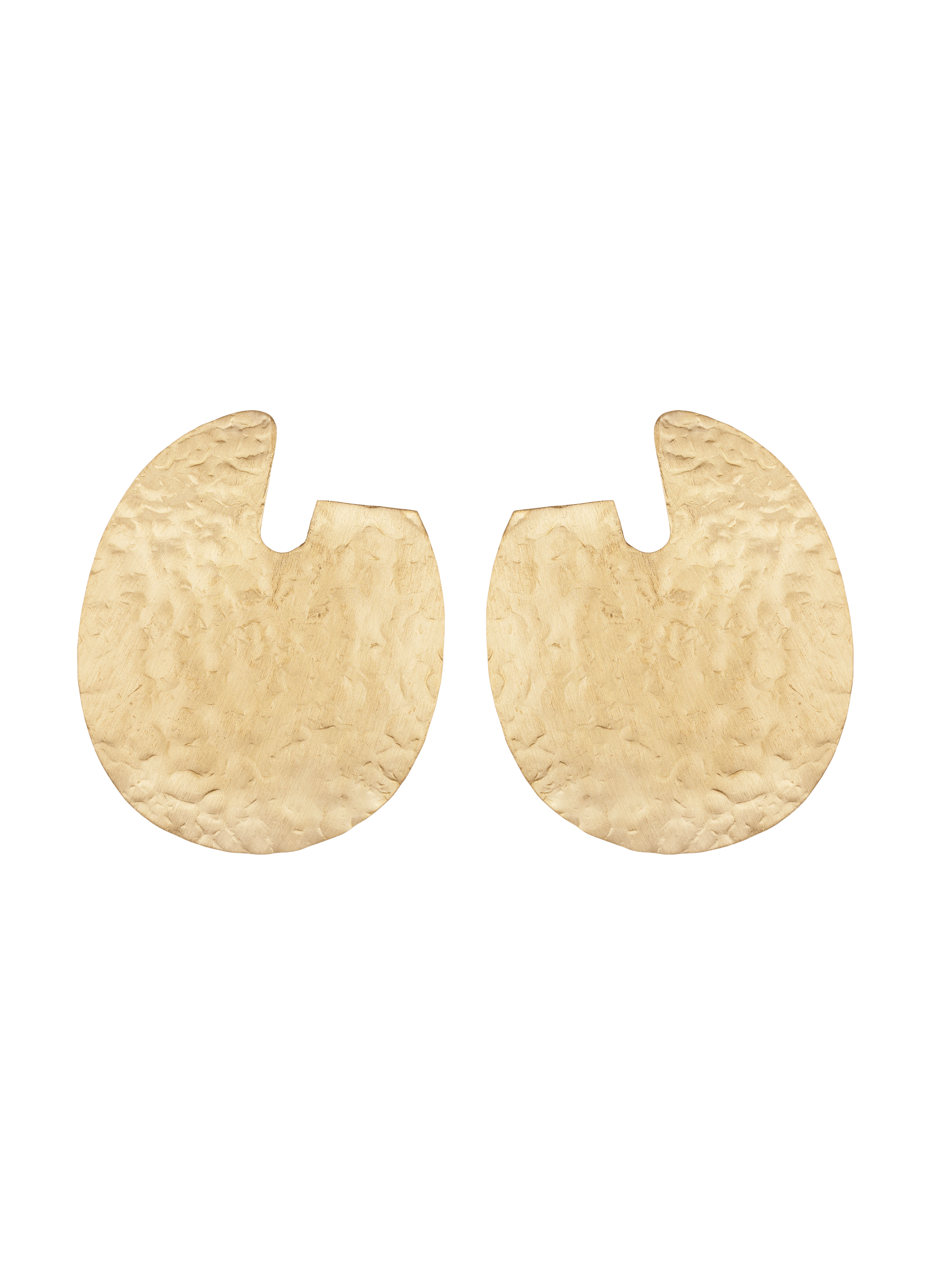 NIKAU - Boucles d'oreilles pendantes pour oreilles percées en laiton | Doré