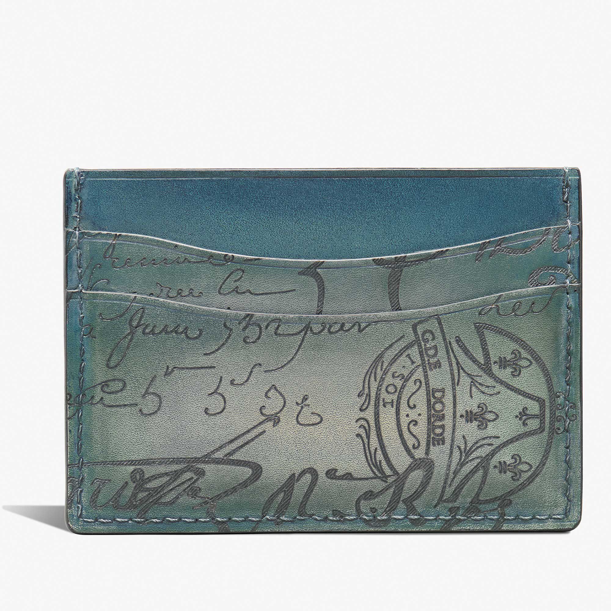 Porte-Cartes Bambou Neo En Cuir Scritto