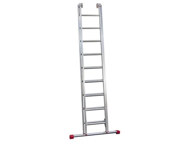 Jumbo Skydestige 2x9 trin - Max. stigelængde 4,6m, transportlængde 2,7m