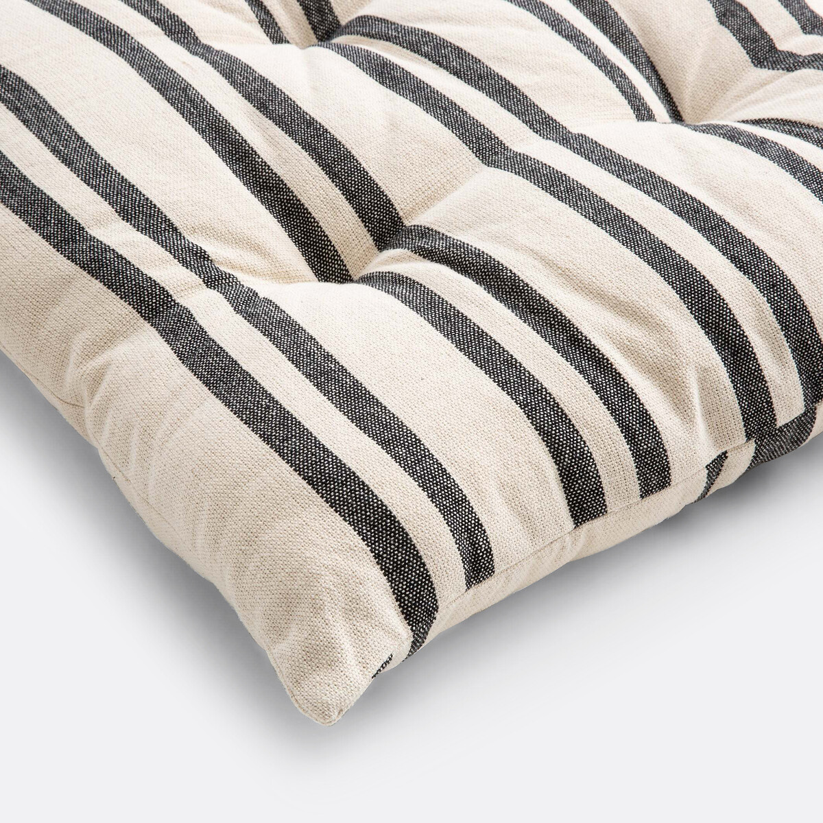 LA REDOUTE INTERIORS<br>Colchão listrado para chão, 120 cm, Minille