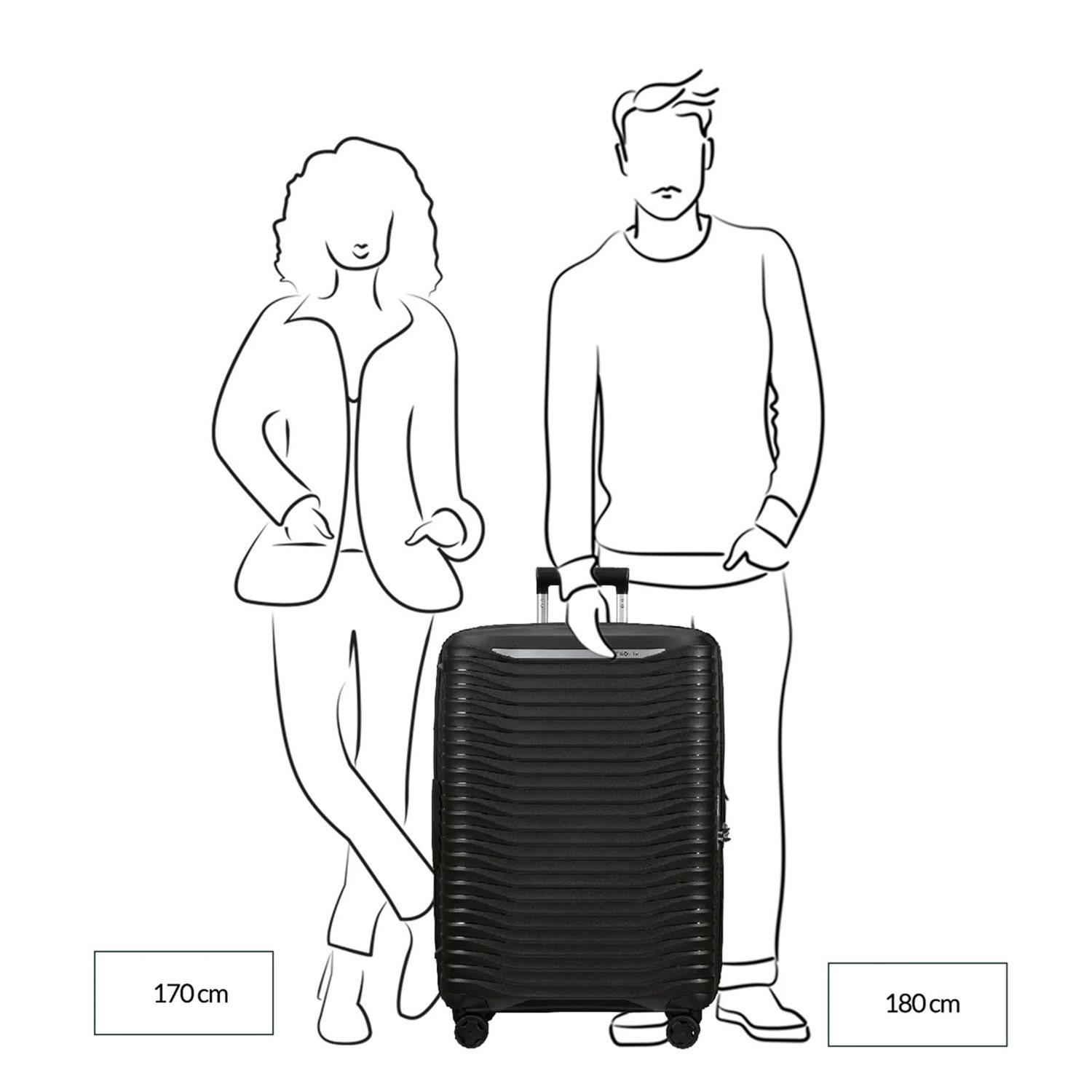 Samsonite Upscape Spinner 81 Exp northern blue