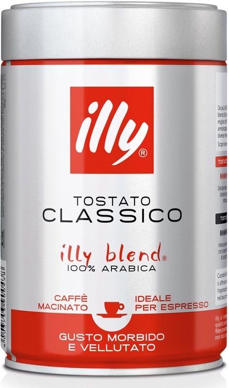 Illy - Classico - Gemalen Koffie - 250gr - 100% Arabica