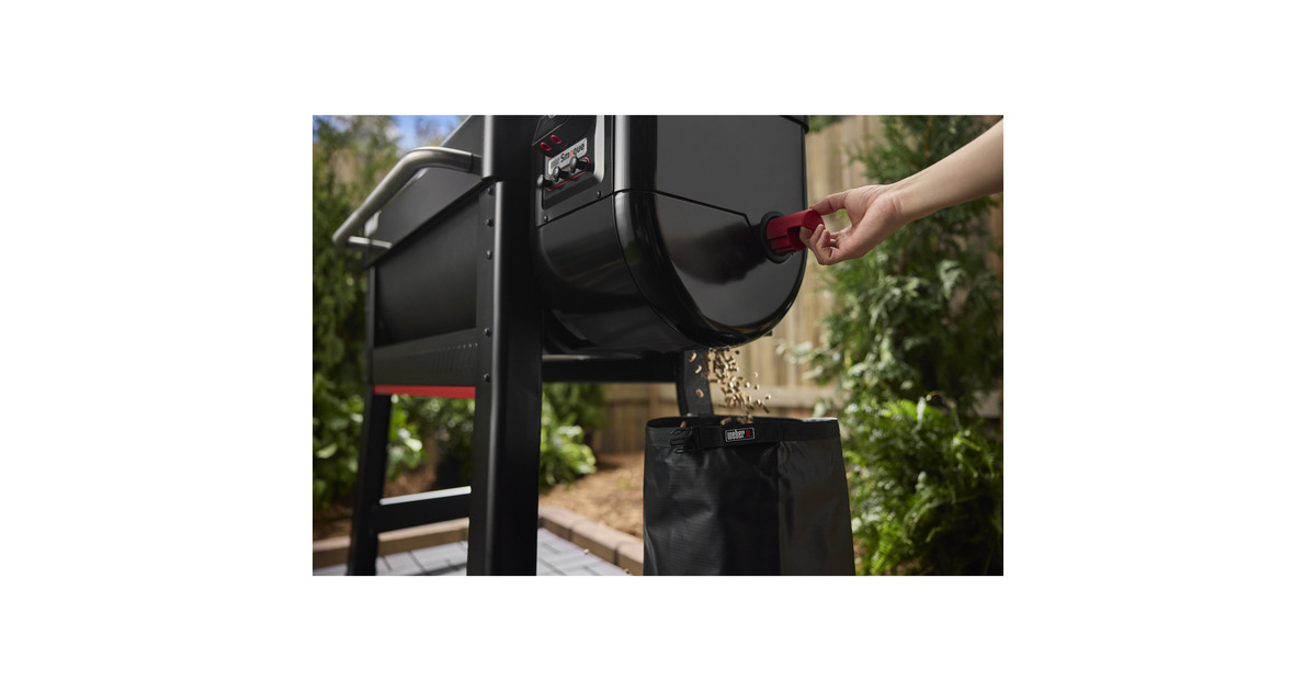 WeberSmoque XL houtpellet rookoven smoker  (Zwart, 2 temperatuursensoren, app-bediening)