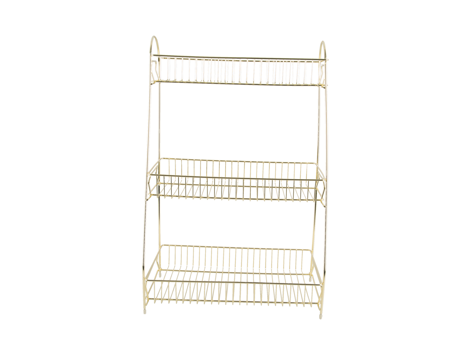 Kitchen rack Tidy large iron gold plated