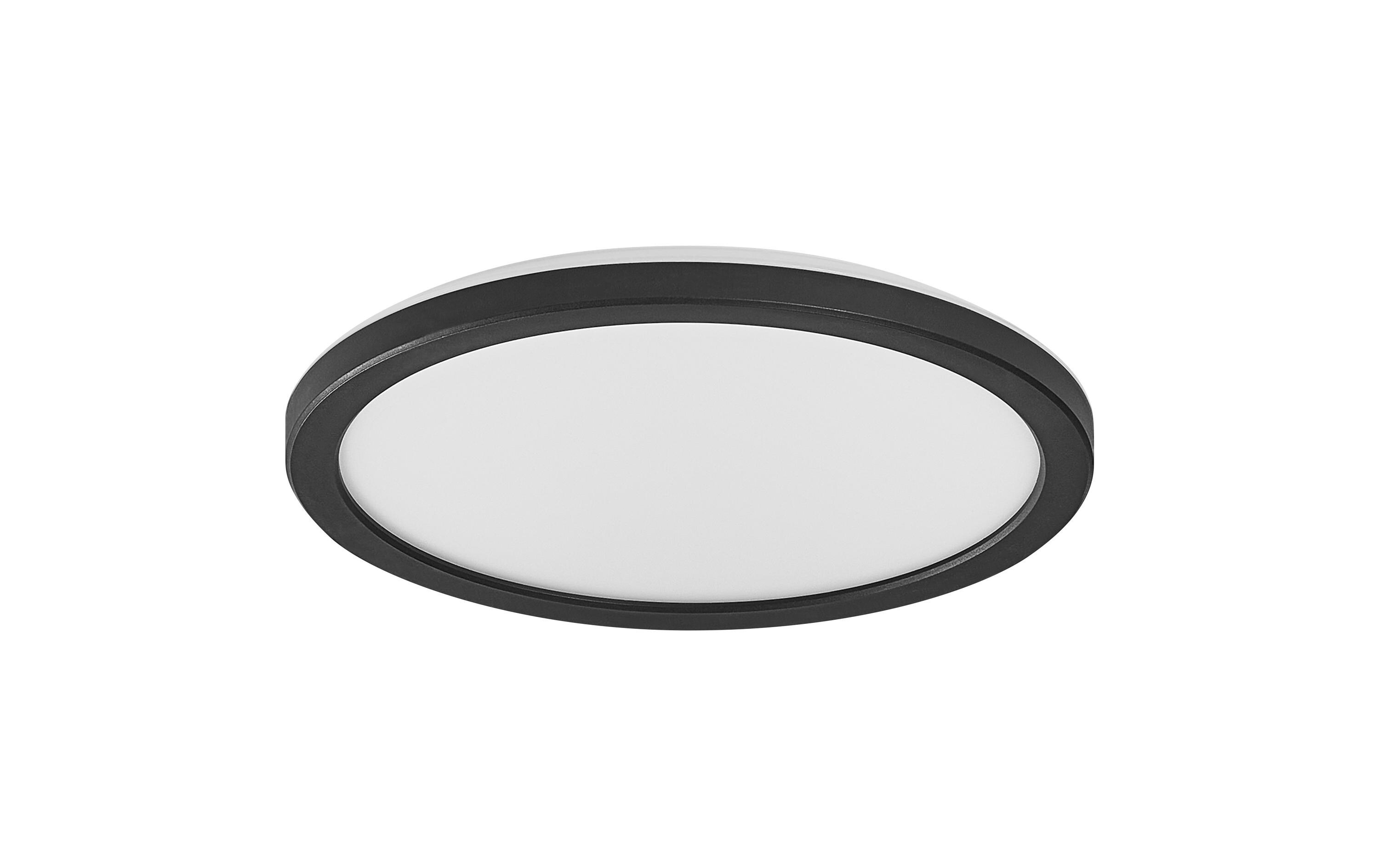 Deckenleuchte Smart+ Orbit Ultra Slim, Ø 23.5 cm, SchwarzSmarte Deckenleuchte