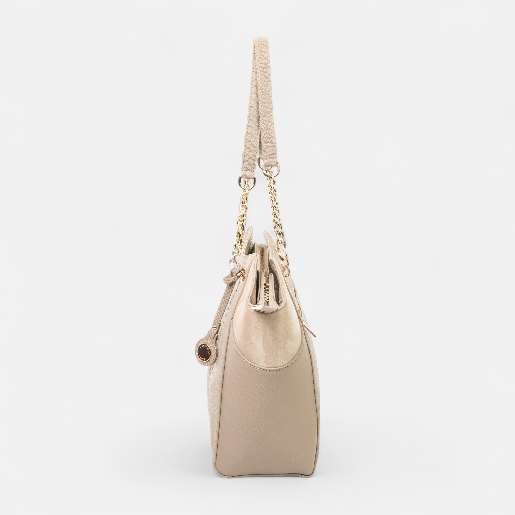 Sac à main beige