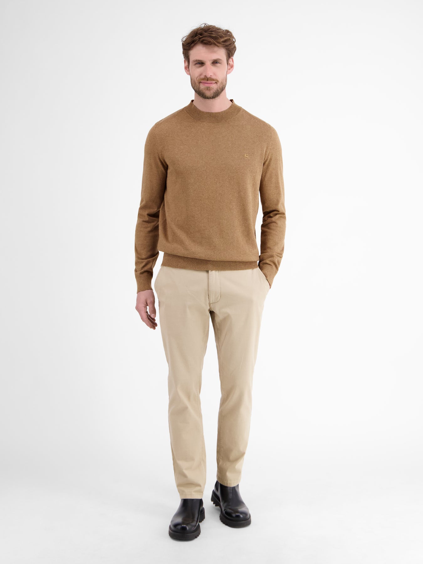 Herren-Pullover mit Turtle-Neck