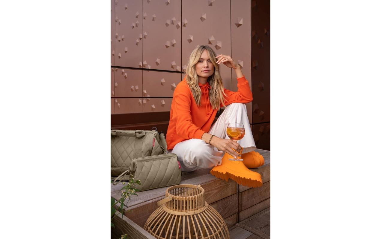 Umhängetasche Allrounder L Rhombus OliveTasche aus recyceltem Material