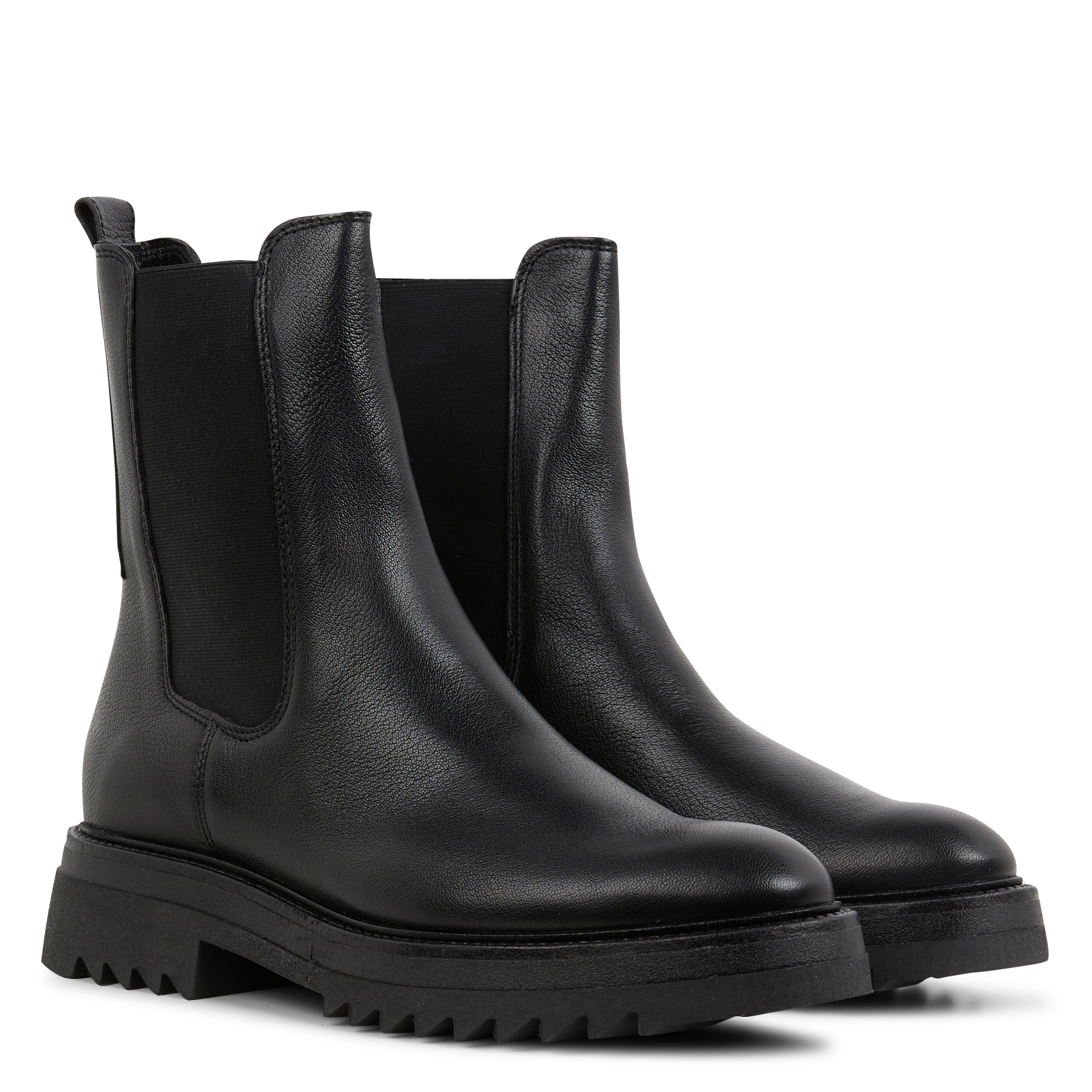 OPTIMISTE - Bottines en cuir | Noir