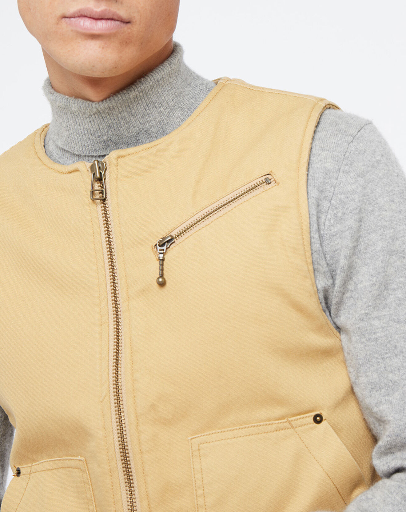 Oxbow Blouson Jax doublure fausse peau de mouton beige