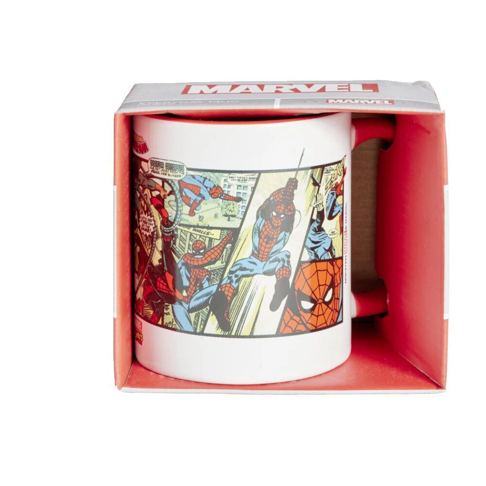Mug Spiderman Marvel BD blanc et rouge 315ml