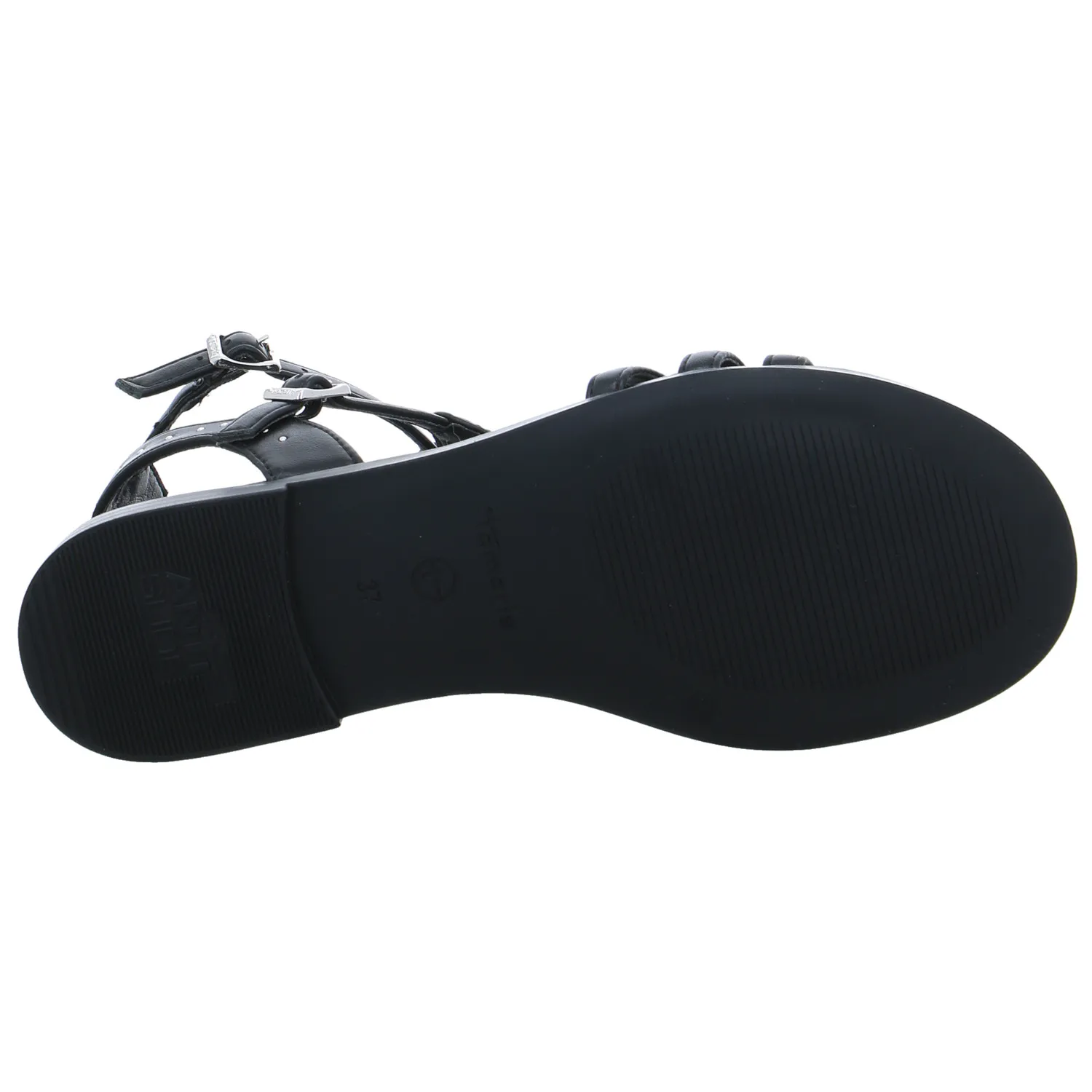 TAMARIS Sandalette Schwarz Lederimitat