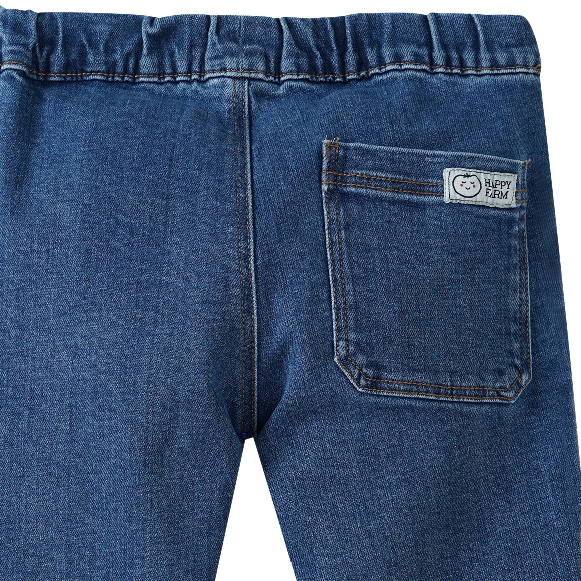 Topolino Jungen Pull-on-Jeans mit Stickereien blau