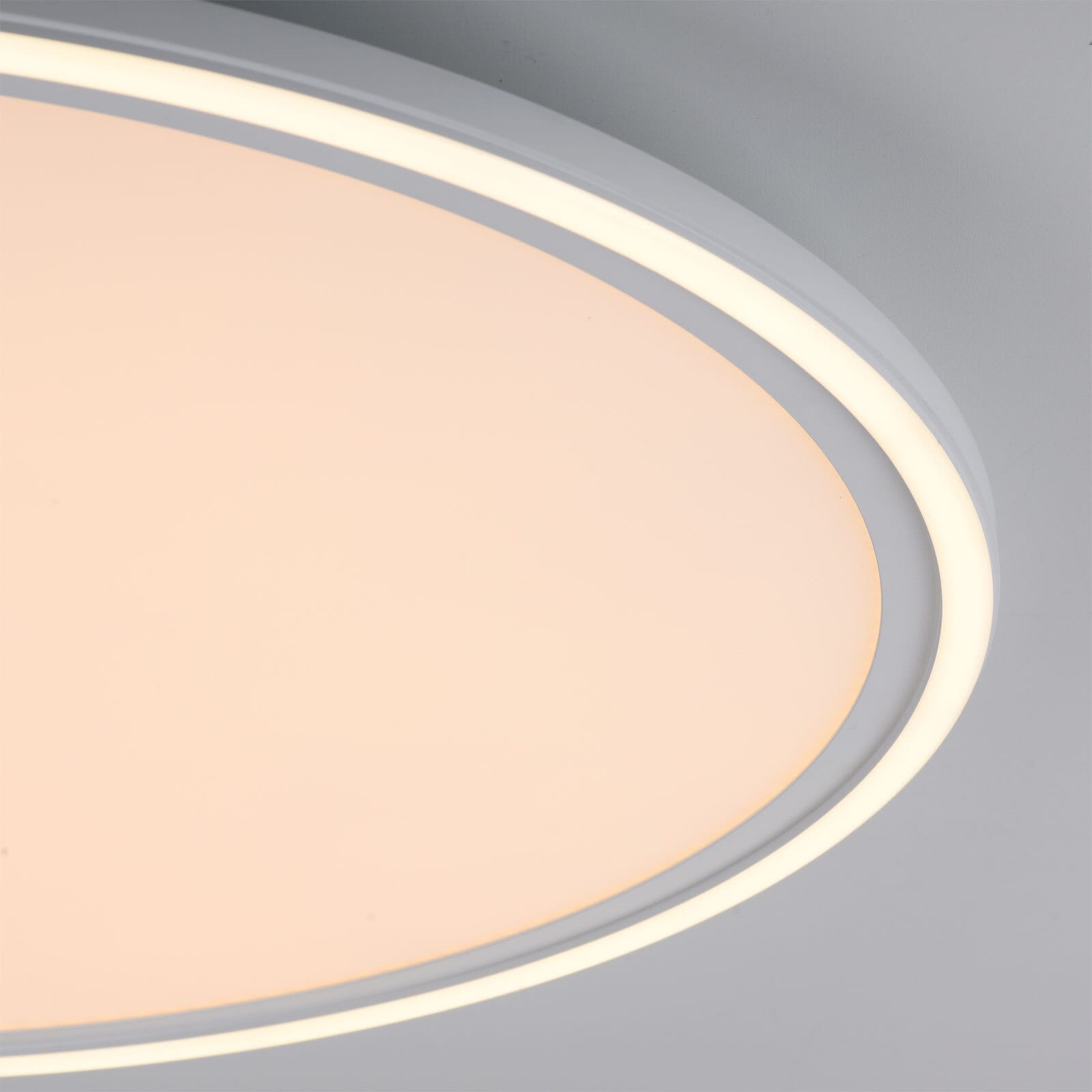 JUST LIGHT LED Deckenlampe EDGING 60 cm weiß