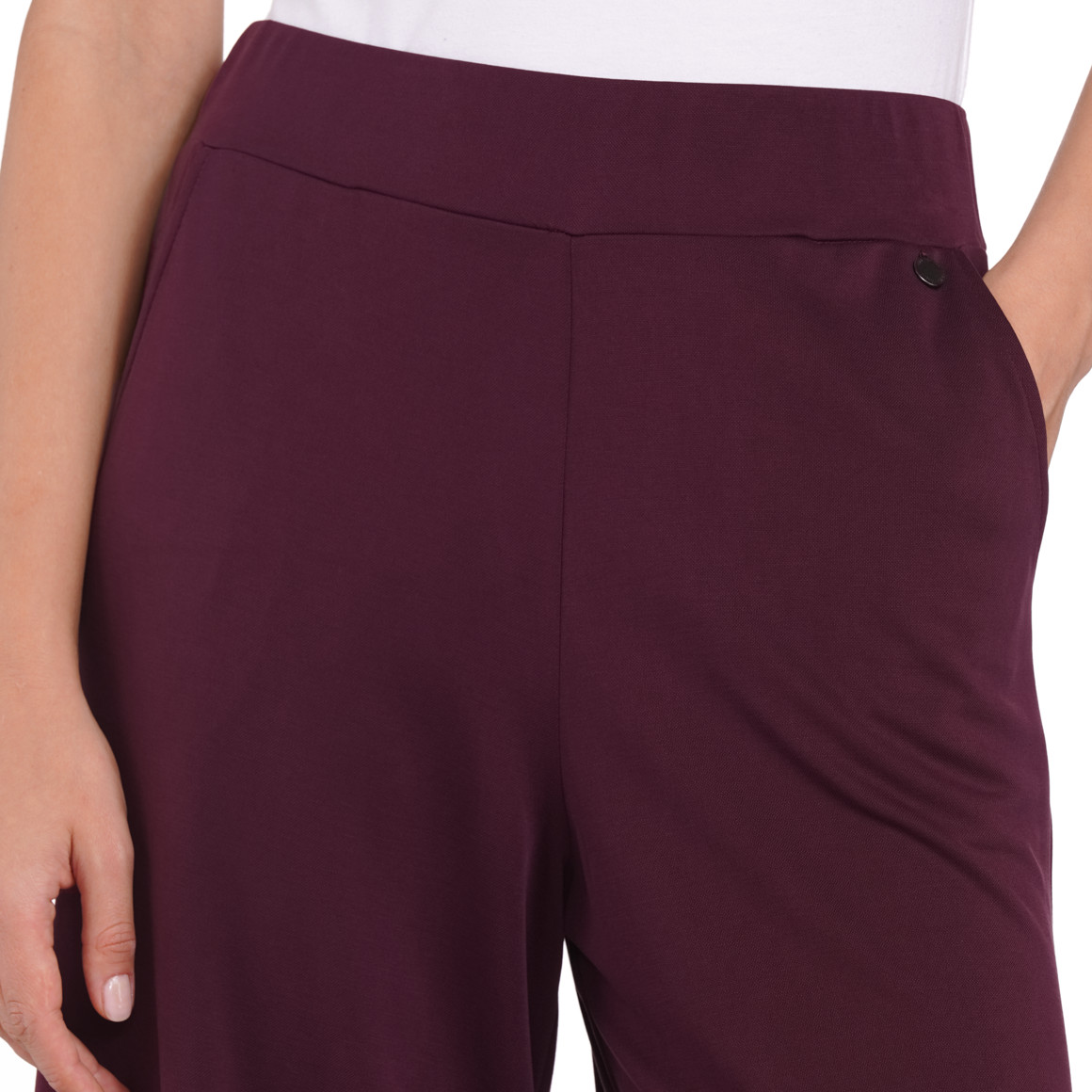 Gina Benotti 7/8 Damen Hose im Culotte-Style dunkellila