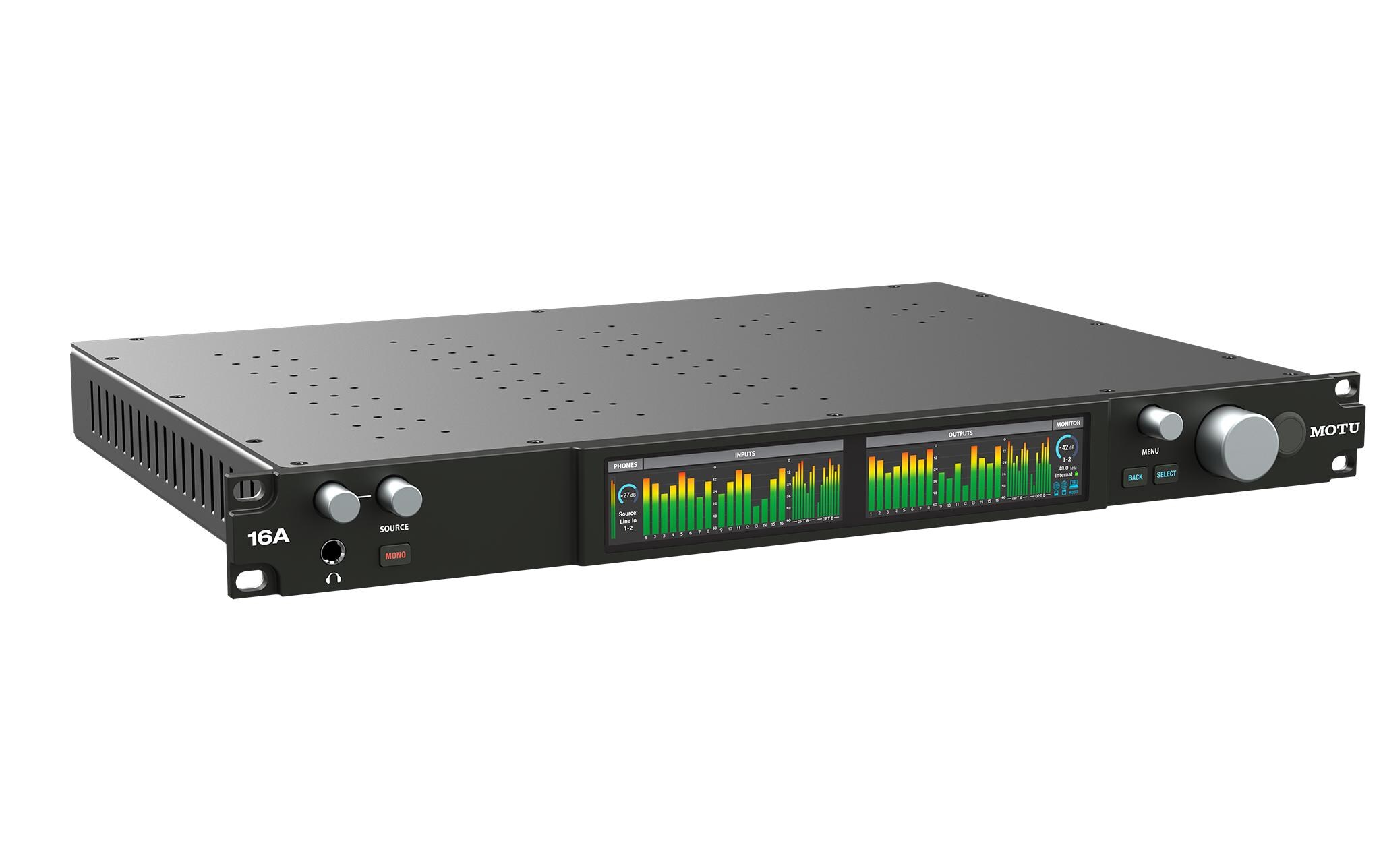 Audio Interface Motu 16A<br>Thunderbolt 4 / USB4 (40 Gbps) Audio Interface