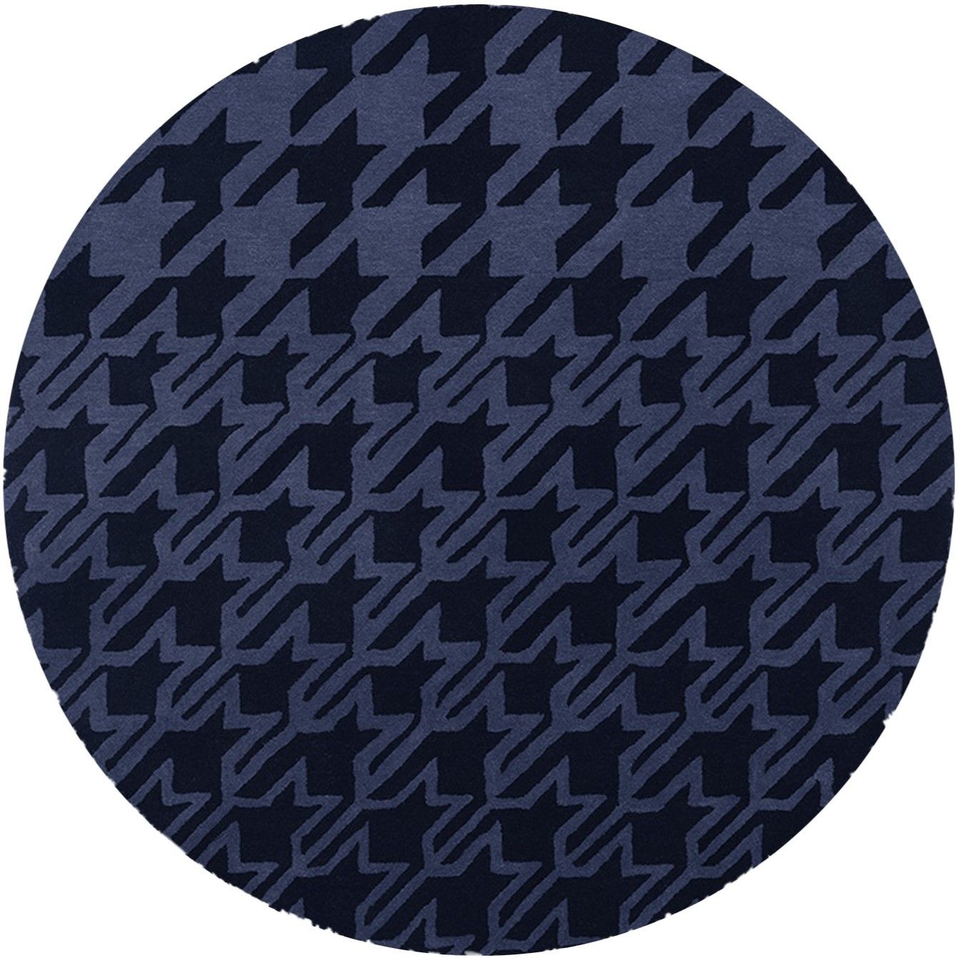 Vloerkleed Dark Blue 162808 Houndstooth