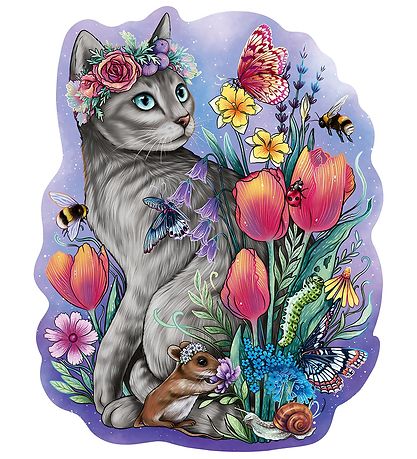 Ravensburger Puslespil - Tr? - 150 Brikker - Lovely Cat