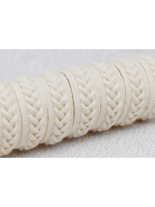 Lacets plats épis beige - 120 cm