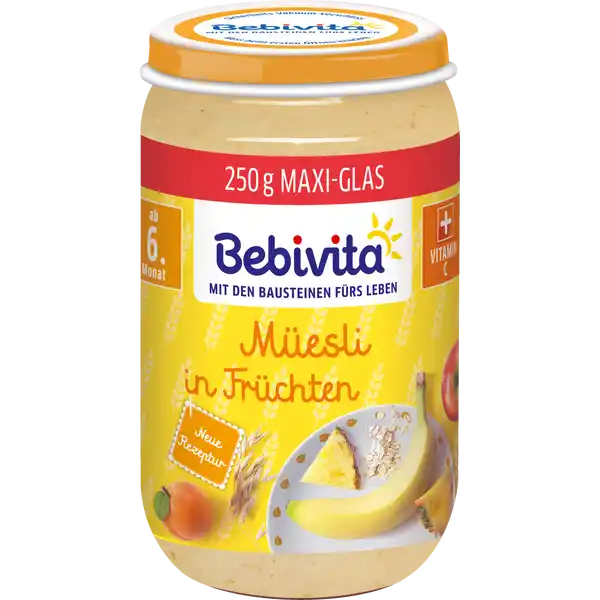 Bio Müesli in Früchten