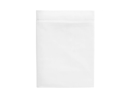 TERRE DE NUIT - Drap plat blanc 100% satin de coton 240x310 cm