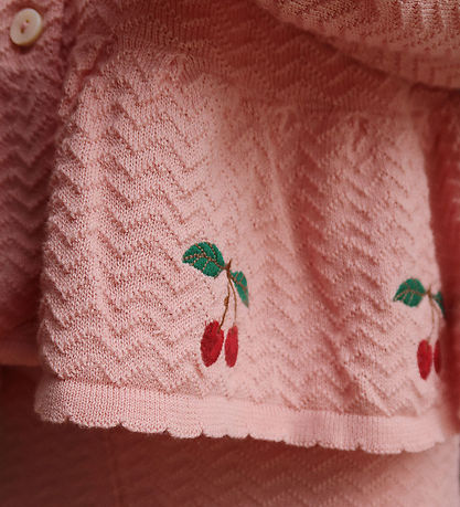 Konges Sløjd Cardigan - Strick - Zypresse - Mellow Rose
