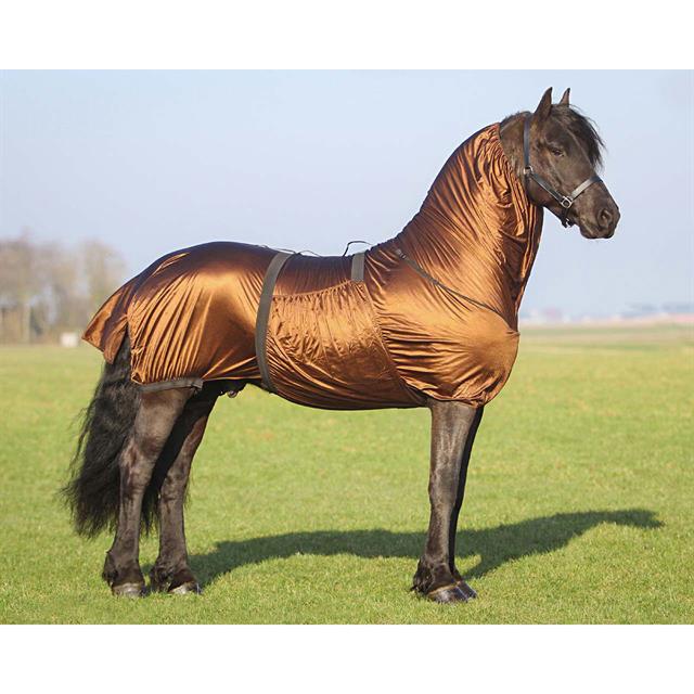 Eczeemdeken QHP Fries Full Neck Bruin