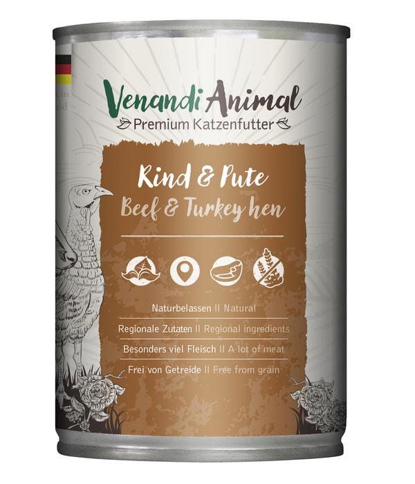 Venandi Animal Nassfutter für Katzen Adult,