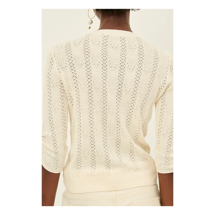 Sessùn Pull Flore | Ecru