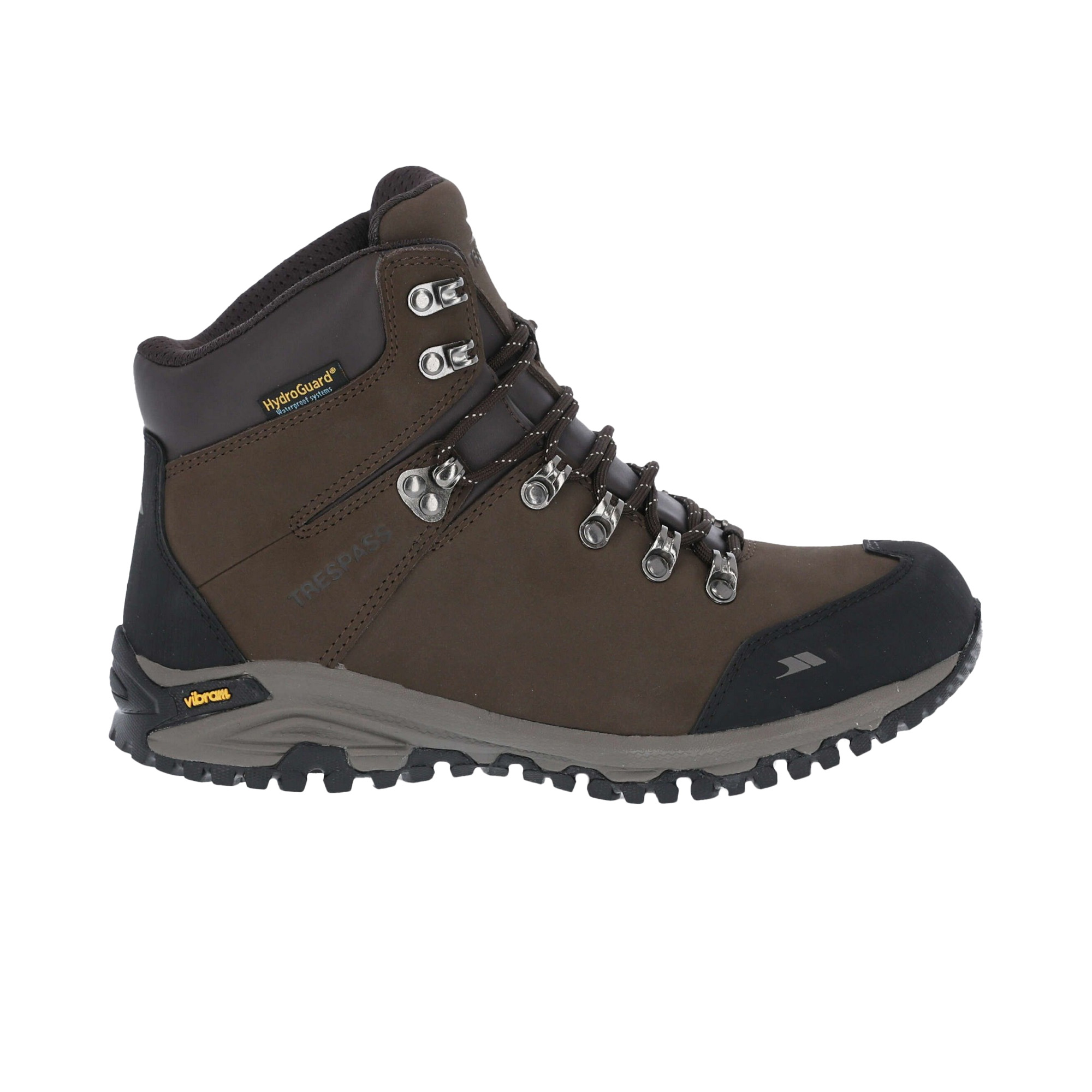 Botas de caminhada Trespass Baylin em couro com cadarço