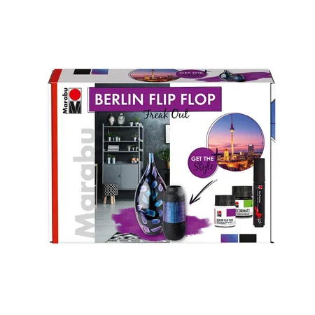 Marabu Flip-Flop Farbe BERLIN FLIP FLOP Set Freak Out