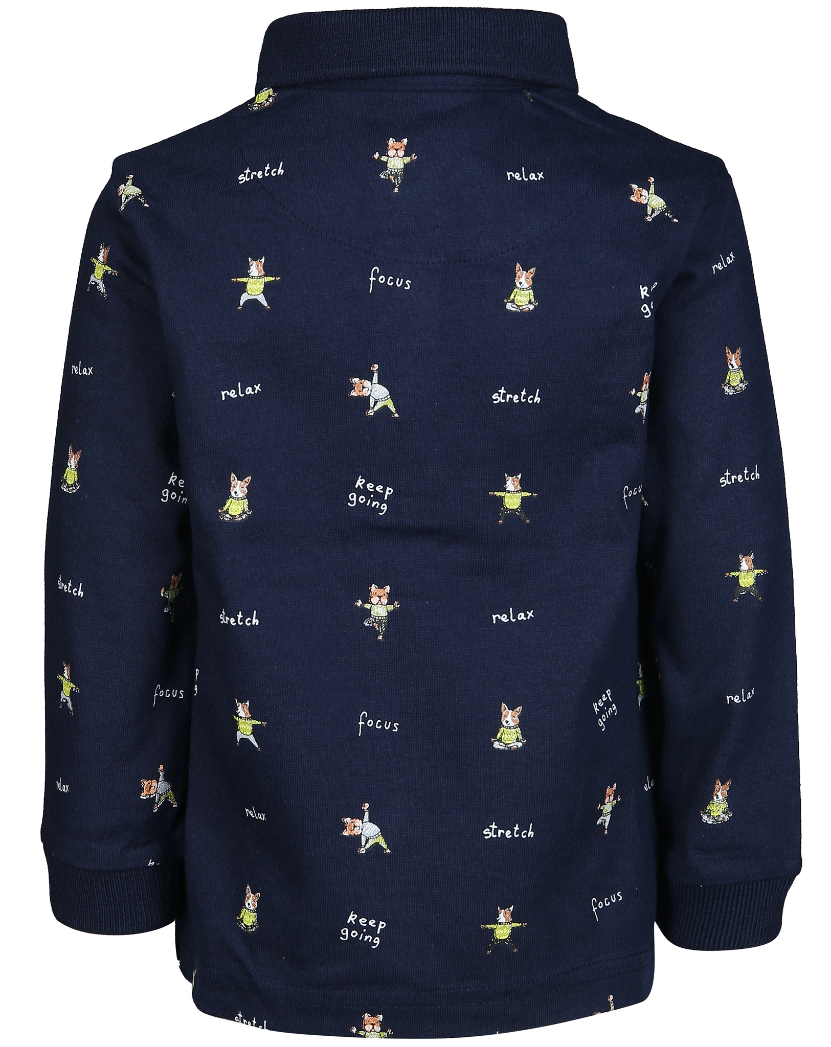 Poloshirt LS MOVE IT in dark navy
