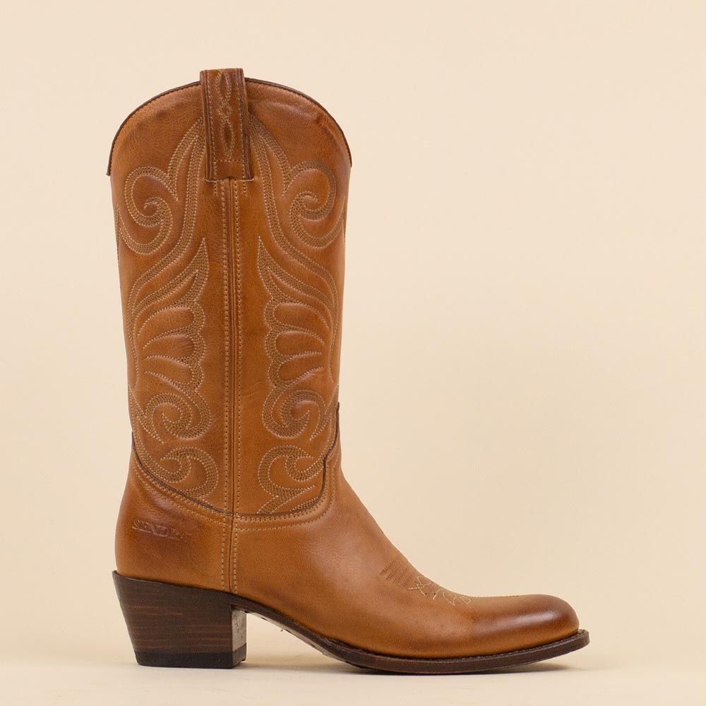 Sendra 11627 Salvaje Cuoio westernlaarzen cognac