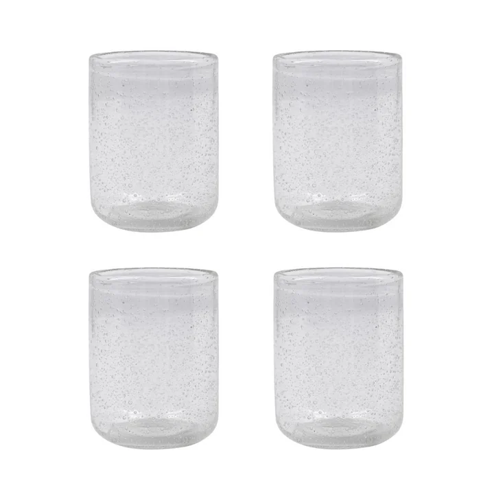 House Doctor - Rich Trinkglas, 400 ml, klar (4er-Set)
