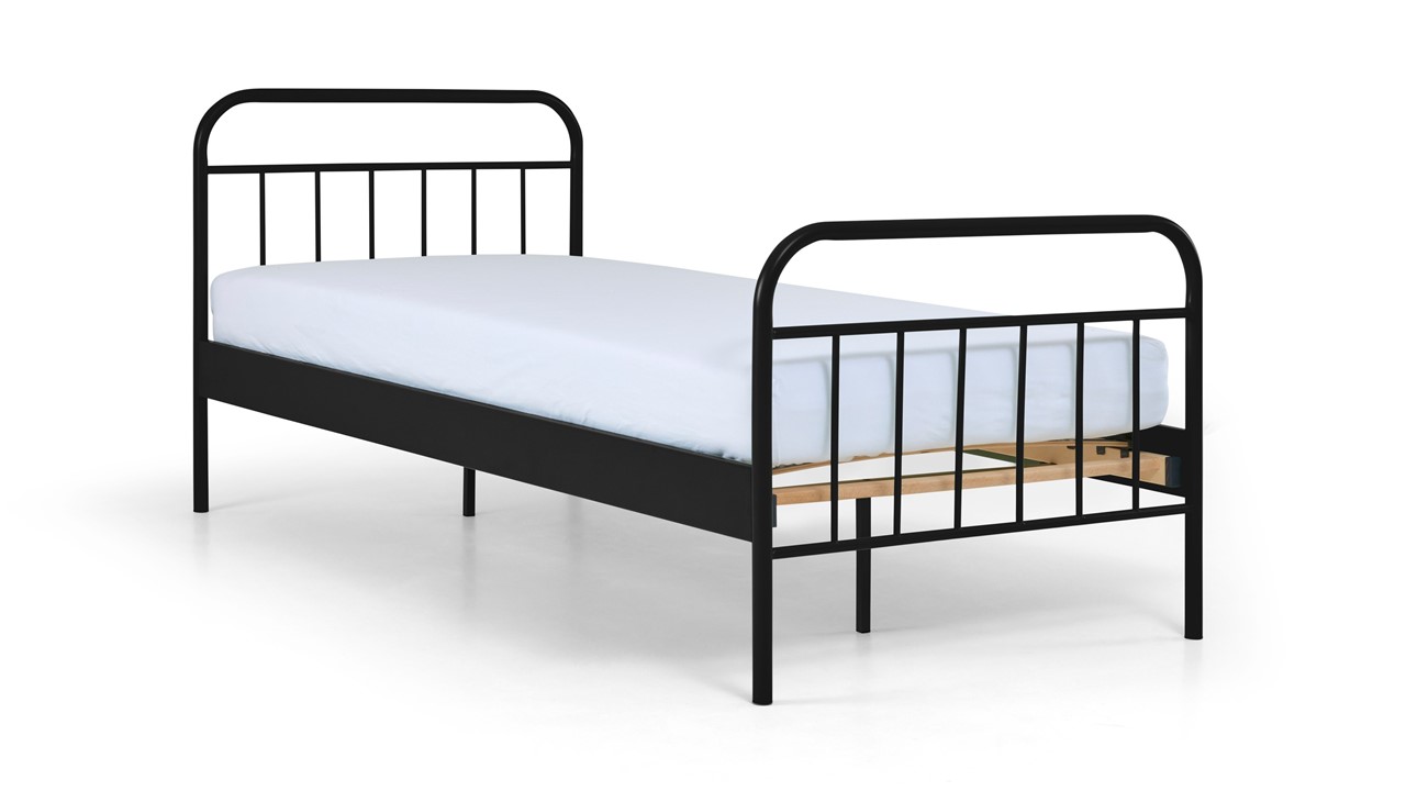 Bed Alex 1-persoons zwart