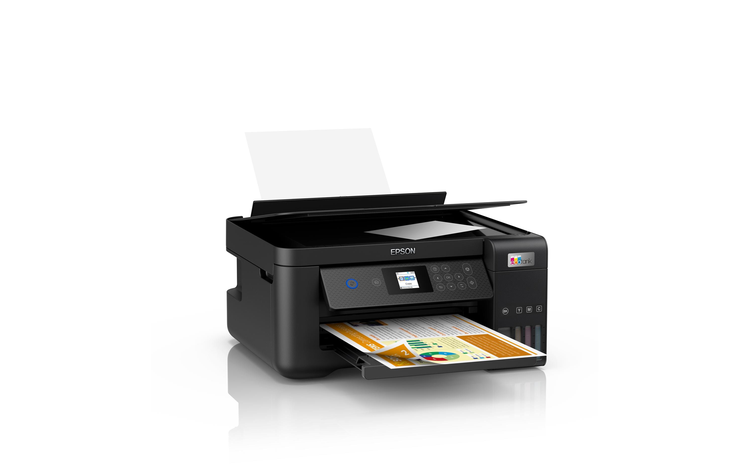 Multifunktionsdrucker EcoTank ET-2850<br>3-in-1-Multifunktions-Tintenstrahldrucker mit Ecotank-System
