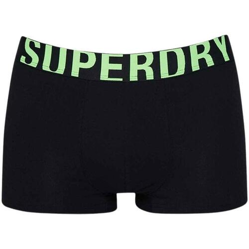Superdry - TRUNK DUAL LOGO DOUBLE PACK Negro